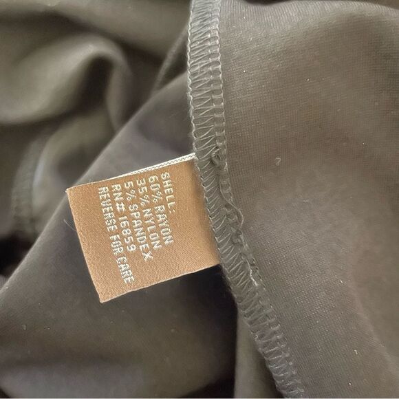 J. McLaughlin Alicia A Line Dress Pockets Black MED NWT - Picture 6 of 7